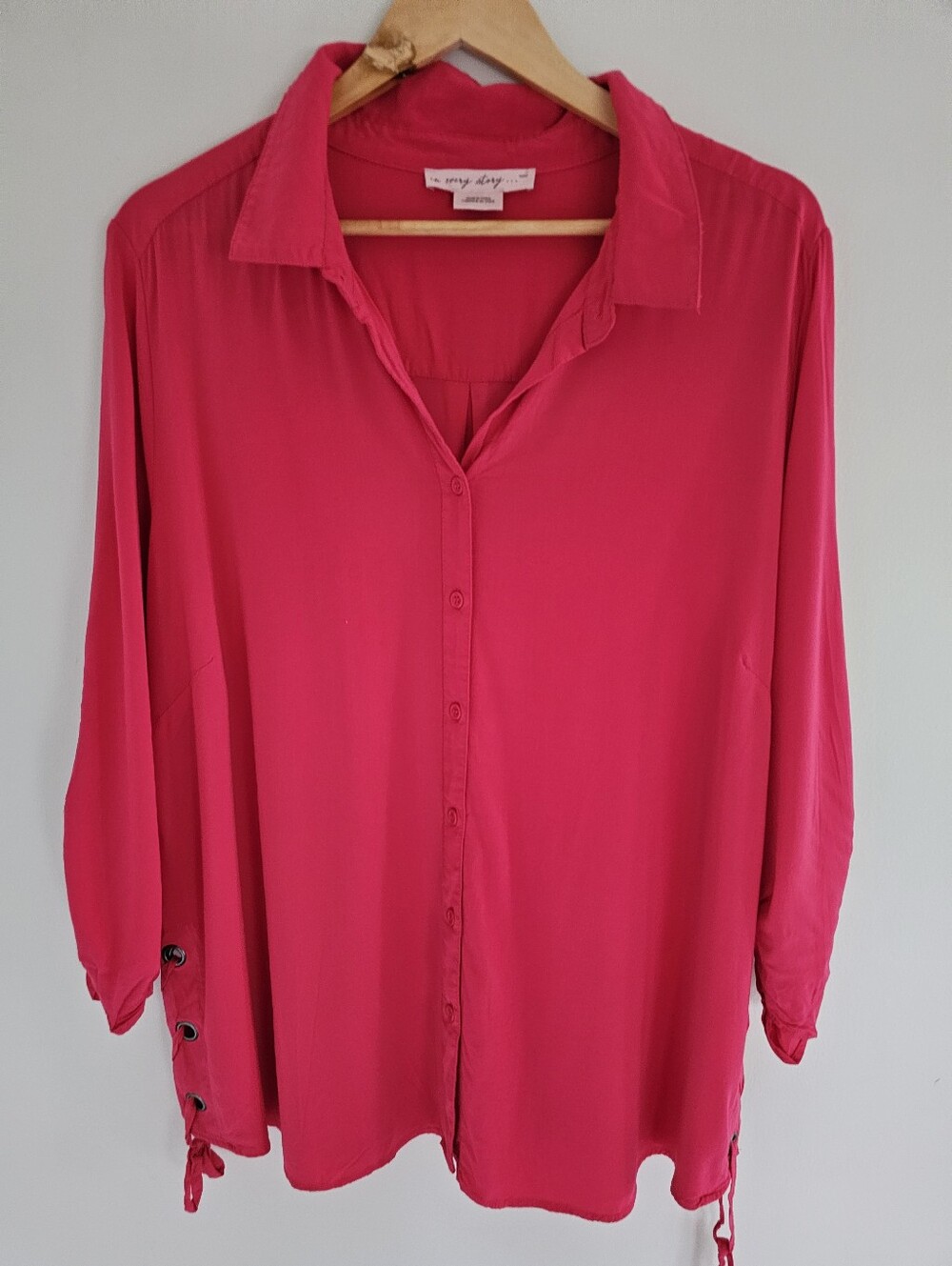 Penningtons Button Down Long Sleeve Blouse